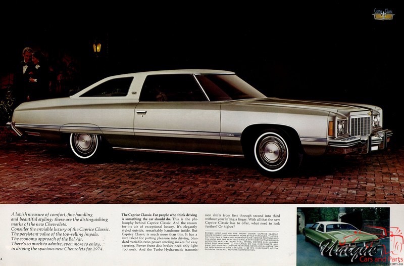 1974 Chevrolet Full-Size Brochure Page 10